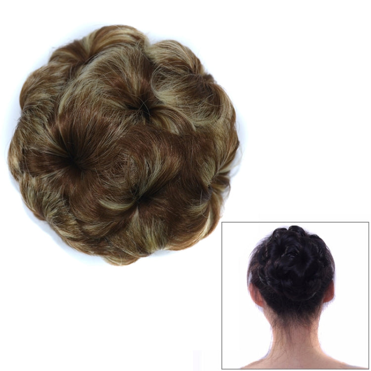 12H613# Wig Ball Head Flower Hairpin Hair Bag Wig Headband for Bride