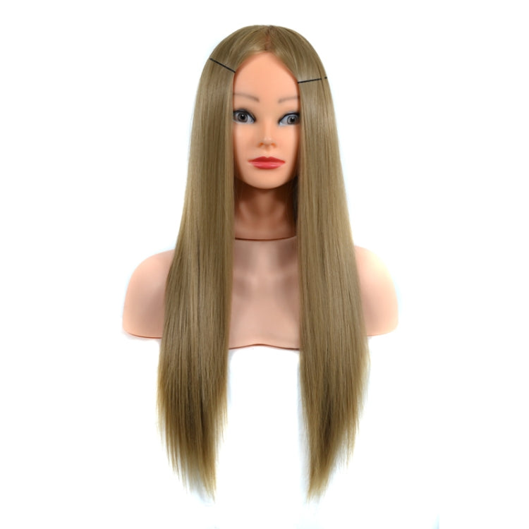 16# Practice Disc Hair Braided Mannequin Head Wig Styling Trimming Head Model
