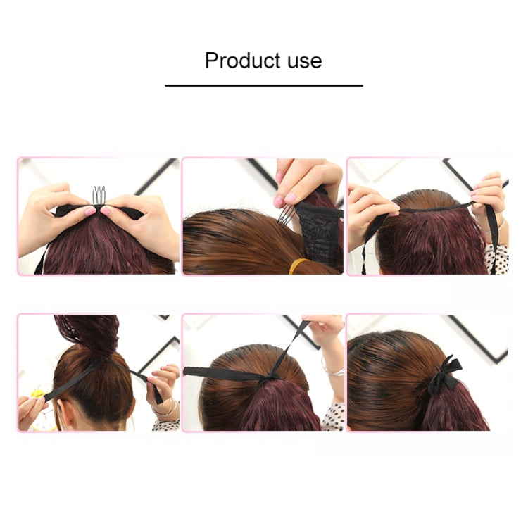 Natural Long Straight Hair Ponytail Bandage-style Wig Ponytail for Womenï¼ŒLength: 75cm