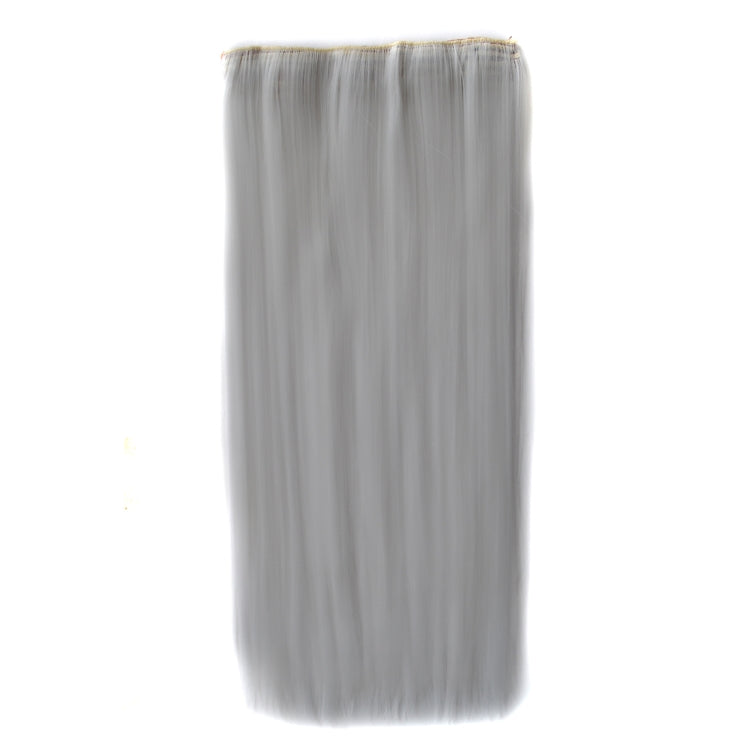 60B# One-piece Seamless Five-clip Wig Long Straight Wig Piece