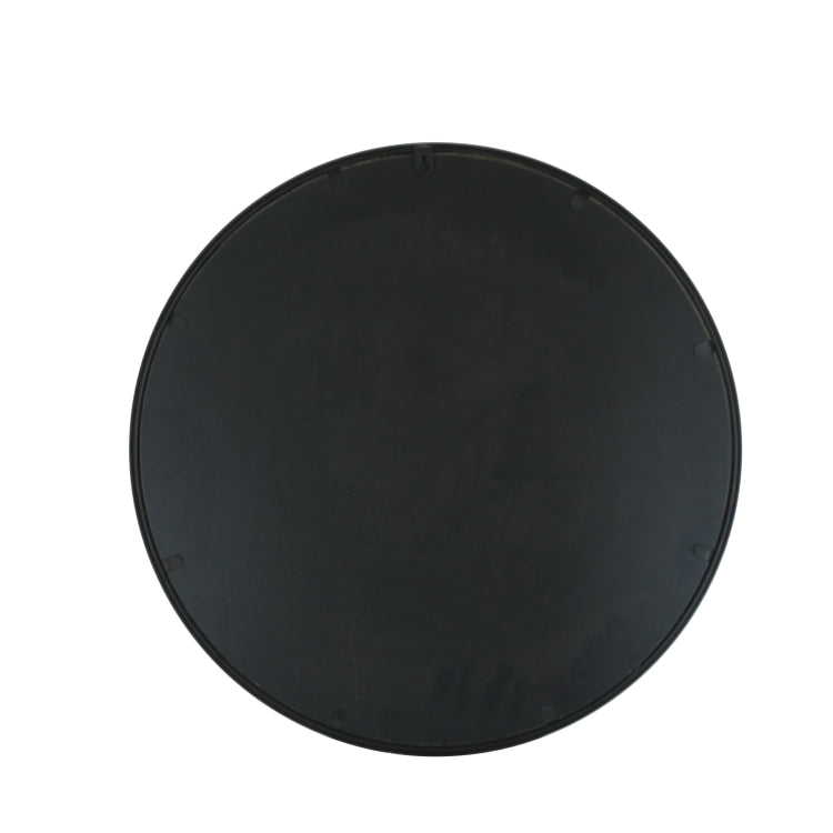 [US Warehouse] Metal Circular Frame Indoor Iron Wall Mounted Plane Mirror Size: 22 inch (Black)