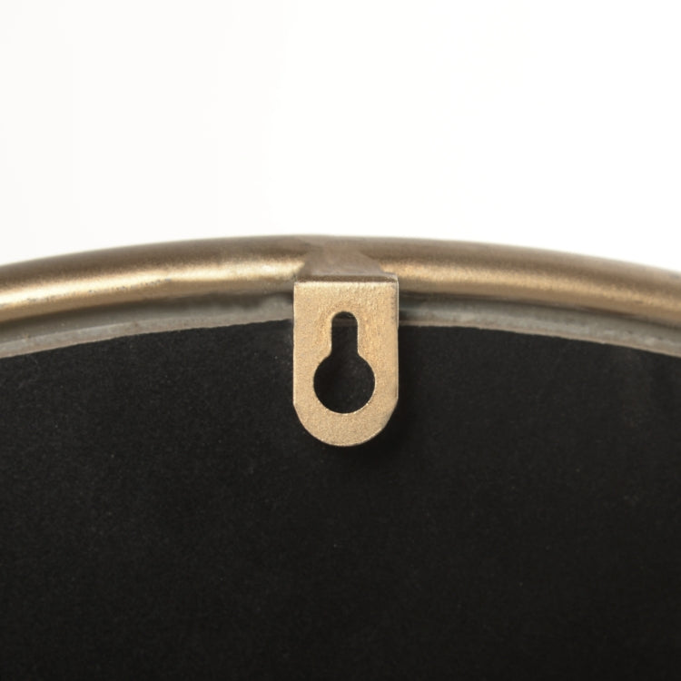 [US Warehouse] Metal Circular Frame Indoor Iron Wall Mounted Plane Mirror Size: 22 inch (Ancient Gold)