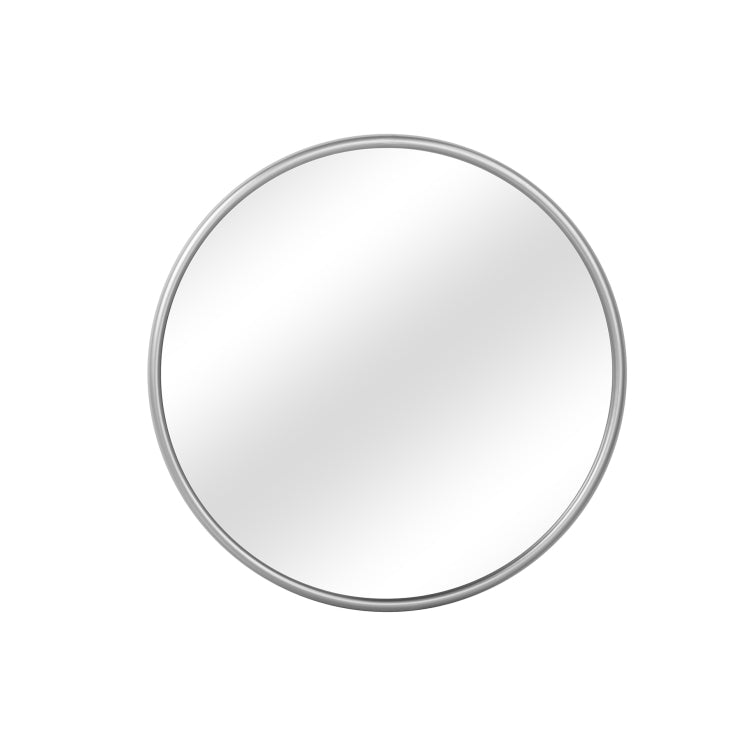[US Warehouse] Metal Circular Frame Indoor Iron Wall Mounted Plane Mirror Size: 22 inch (Silver)