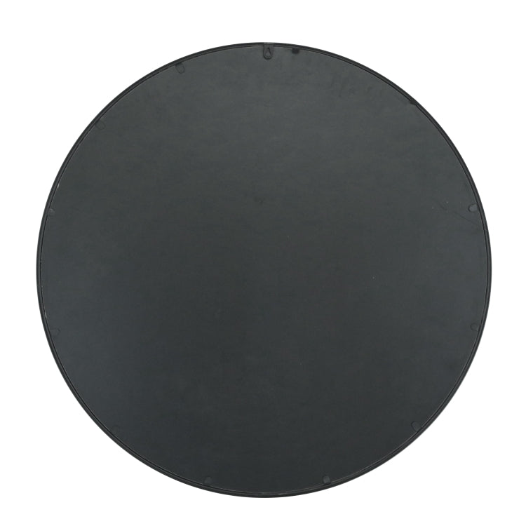 [US Warehouse] Metal Circular Frame Indoor Iron Wall Mounted Plane Mirror Size: 31.5 inch (Black)