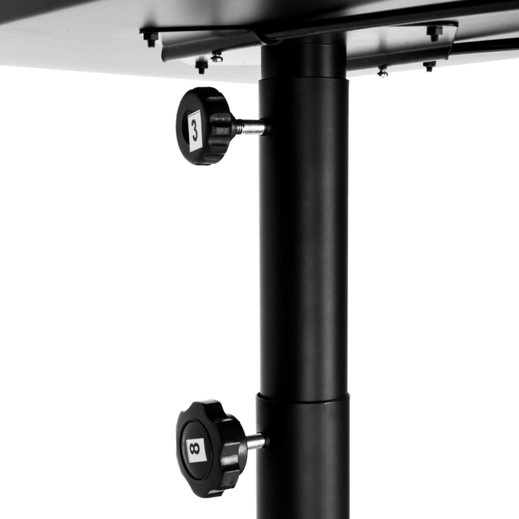 [US Warehouse] Hairdressing Beauty Tool Cart Aluminum Tray(Black)