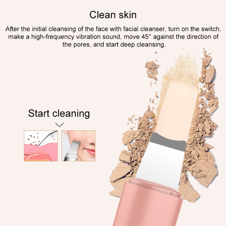 Ultrasonic Deep Face Cleaning Machine Skin Scrubber Remove Dirt Blackhead Facial Beauty Instrument
