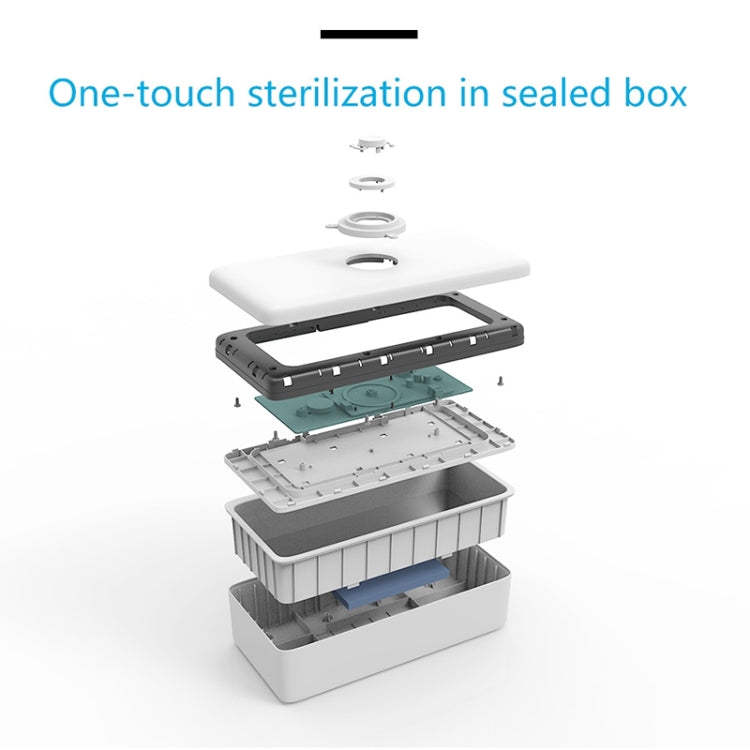 SUNUV S2 Portable Intelligent Germicidal Lamp / beauty Manicure Tool LED UV Disinfection Box