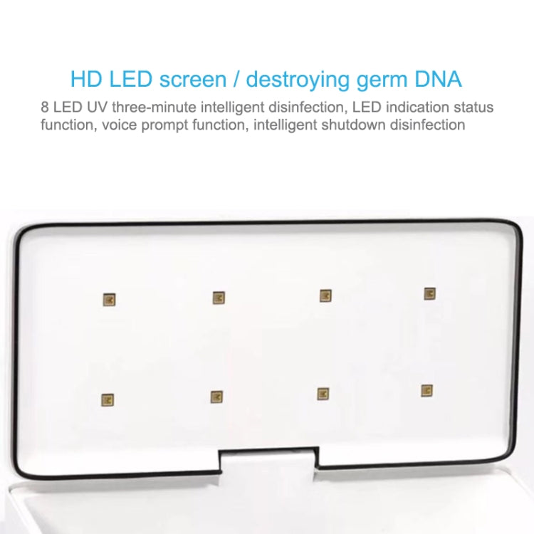 SUNUV S2 Portable Intelligent Germicidal Lamp / beauty Manicure Tool LED UV Disinfection Box