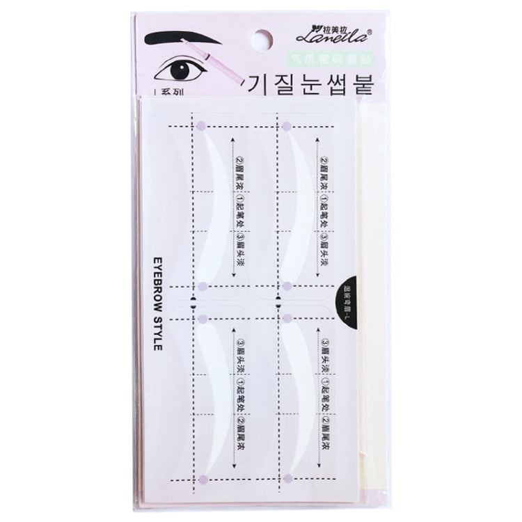 10 Pairs Eyebrow Stencil Shape Template Makeup Stickers