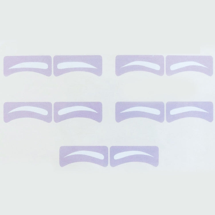 10 Pairs Eyebrow Stencil Shape Template Makeup Stickers