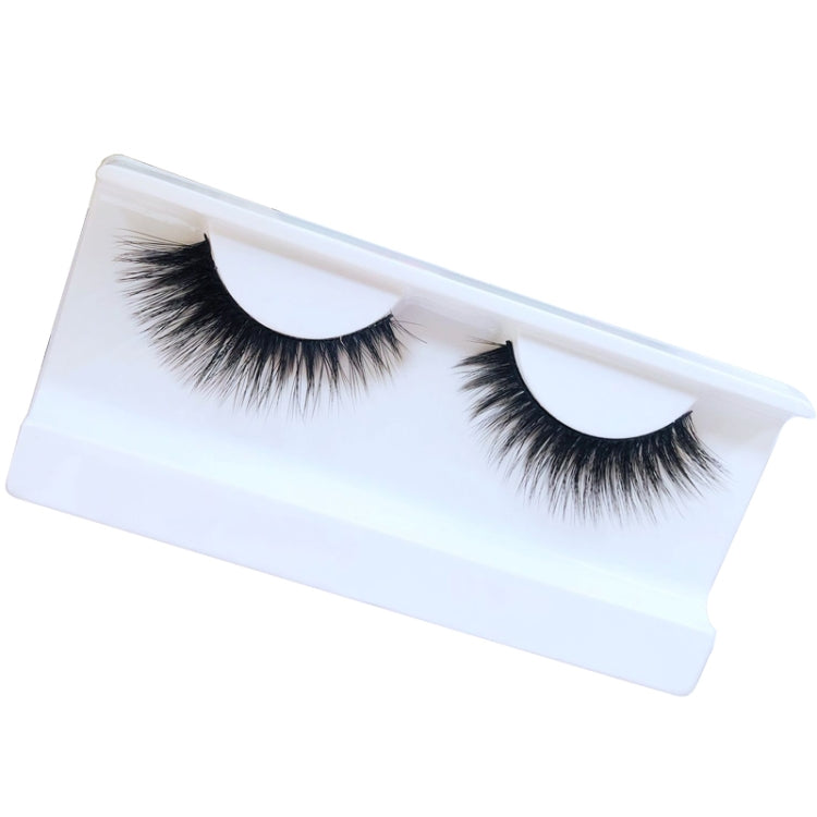 1 Pair 3D Thick Natural Makeup Lashes Black False Eyelashes