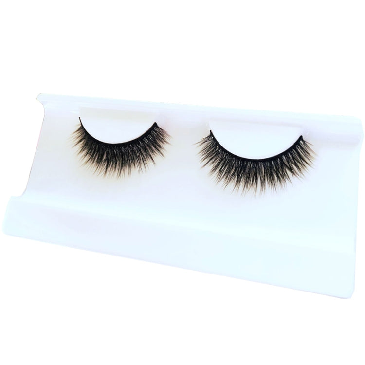 1 Pair 3D Natural Makeup Lashes Black False Eyelashes