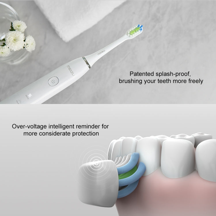 Meizu Anti-splash Ultrasonic Electric Toothbrush(White)