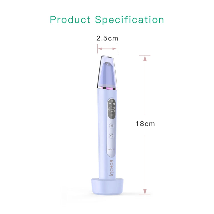 INCH028 1.5W Wireless RF Anti-Pouch and Black Eye Wrinkle Removal Beauty Instrument with Memory Function(Pink)