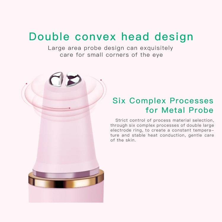 INCH028 1.5W Wireless RF Anti-Pouch and Black Eye Wrinkle Removal Beauty Instrument with Memory Function(Pink)