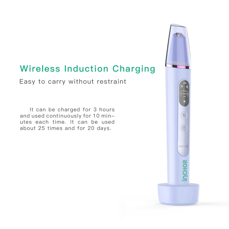 INCH028 1.5W Wireless RF Anti-Pouch and Black Eye Wrinkle Removal Beauty Instrument with Memory Function(Pink)