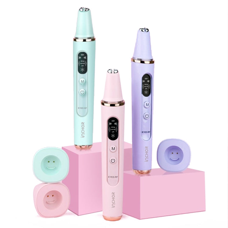 INCH028 1.5W Wireless RF Anti-Pouch and Black Eye Wrinkle Removal Beauty Instrument with Memory Function(Pink)