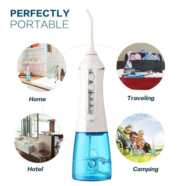 WF-102 Portable 1400mAh USB-Rechargeable Water Flosser IPX7 Waterproof Oral Irrigator