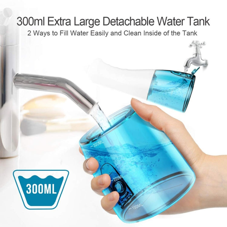 WF-102 Portable 1400mAh USB-Rechargeable Water Flosser IPX7 Waterproof Oral Irrigator