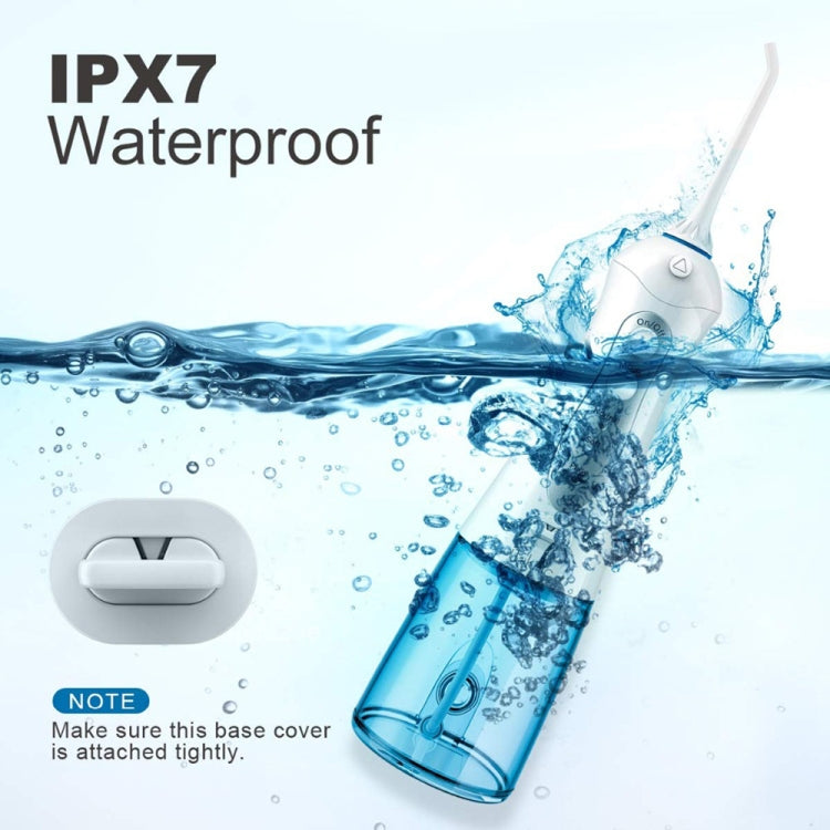 WF-102 Portable 1400mAh USB-Rechargeable Water Flosser IPX7 Waterproof Oral Irrigator