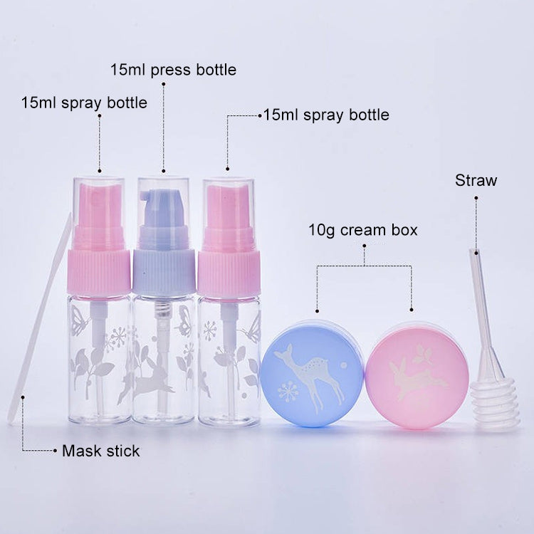 8028 Travel Subpackage Cosmetics Bottles Kit