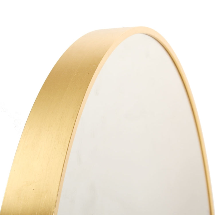 [US Warehouse] 31.5 inch Wall-mounted Round Metal Frame Plane Mirror Bathroom Vanity Mirror