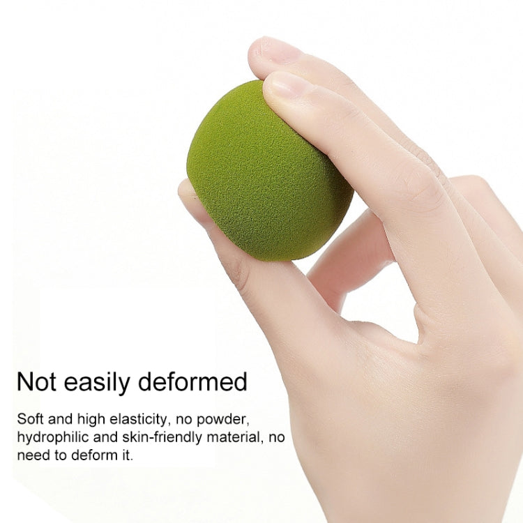 Gourd Water-drop Sponge Makeup Egg Soft Cosmetic Puffs Set with Sponge Cleanser (Lafite Mat)