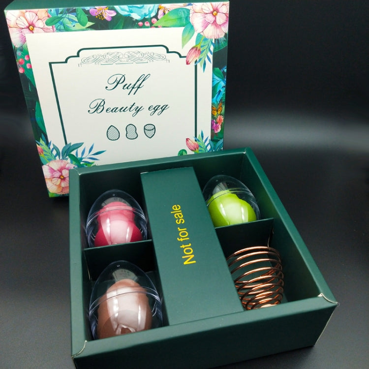Gourd Water-drop Sponge Makeup Egg Soft Cosmetic Puffs Set (Hard Box)