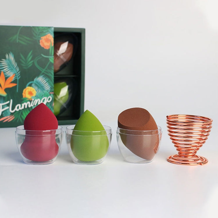 Gourd Water-drop Sponge Makeup Egg Soft Cosmetic Puffs Set (Hard Box)