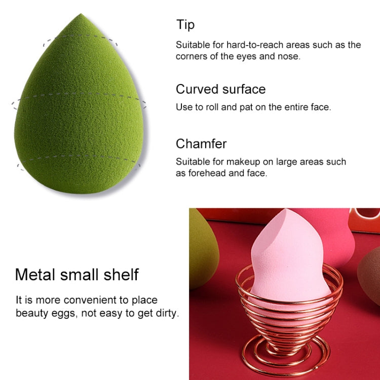 Gourd Water-drop Sponge Makeup Egg Soft Cosmetic Puffs Set (Hard Box)