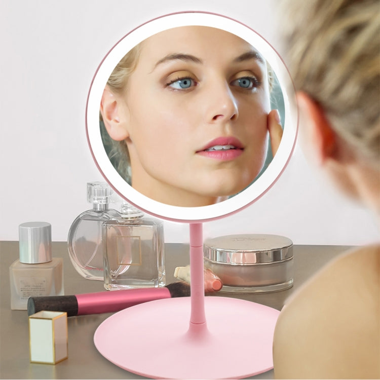 ZC-001 3 Color Modes Dimmable Natural Light Makeup Mirror (White)