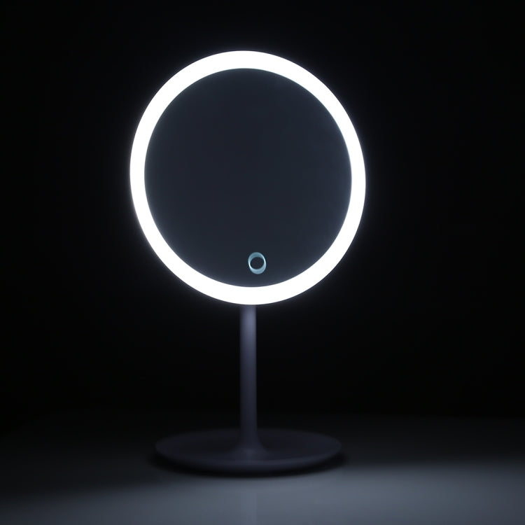 ZC-001 3 Color Modes Dimmable Natural Light Makeup Mirror (White)