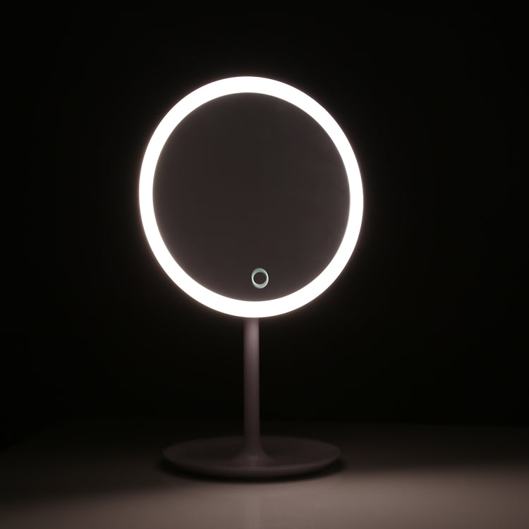 ZC-001 3 Color Modes Dimmable Natural Light Makeup Mirror (White)