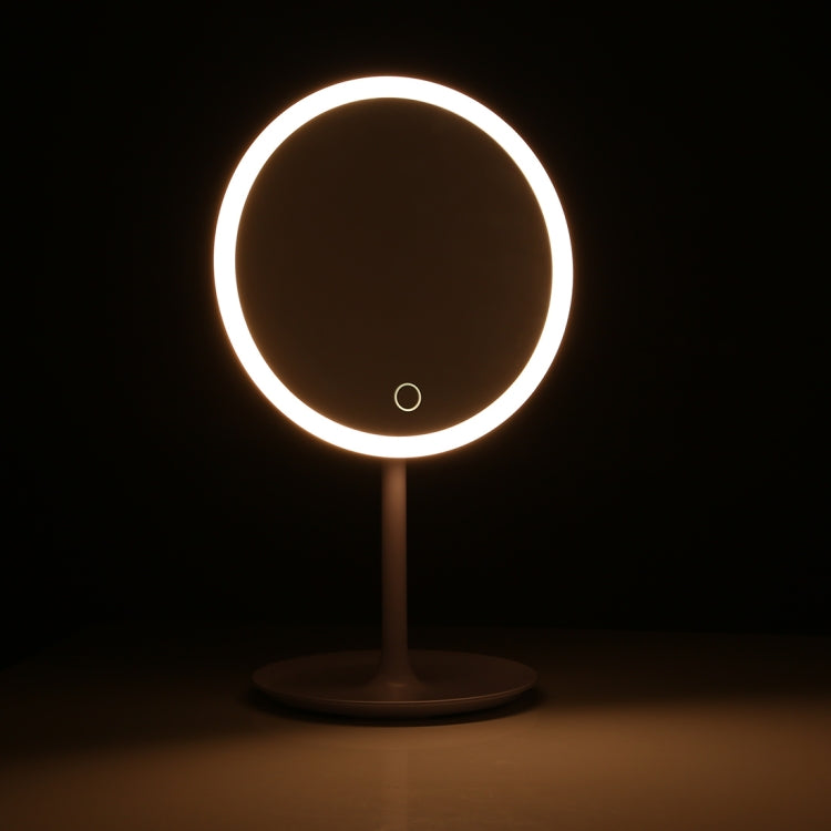 ZC-001 3 Color Modes Dimmable Natural Light Makeup Mirror (White)