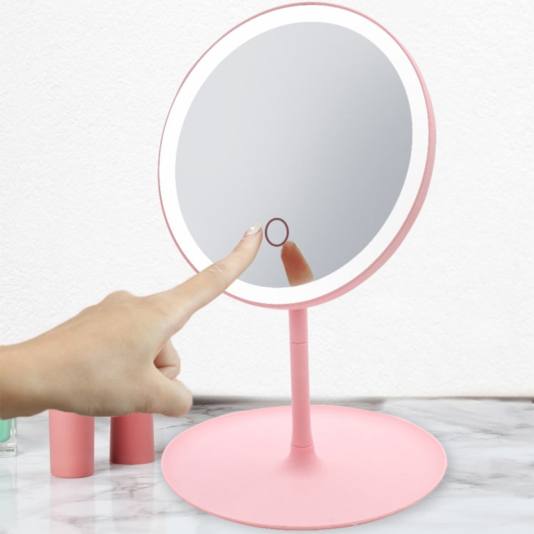 ZC-001 3 Color Modes Dimmable Natural Light Makeup Mirror (White)