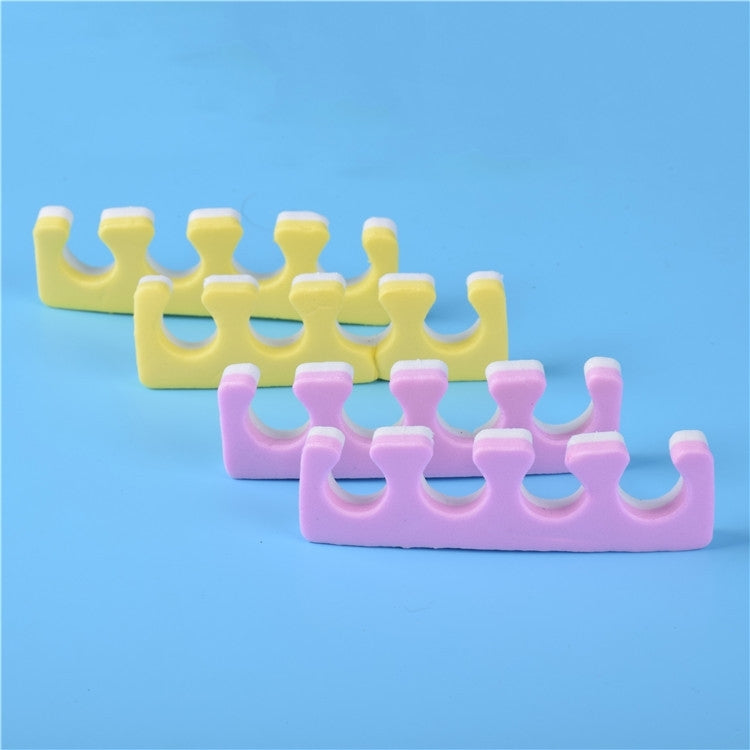 100 PCS Sponge Nail Separator for Fingernails and Toenails, Random Color Delivery