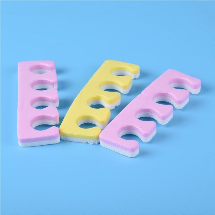 100 PCS Sponge Nail Separator for Fingernails and Toenails, Random Color Delivery