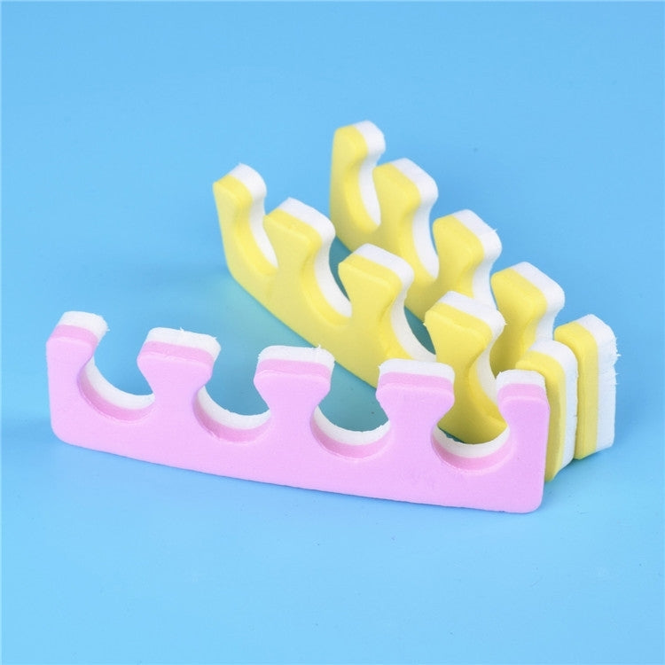 100 PCS Sponge Nail Separator for Fingernails and Toenails, Random Color Delivery