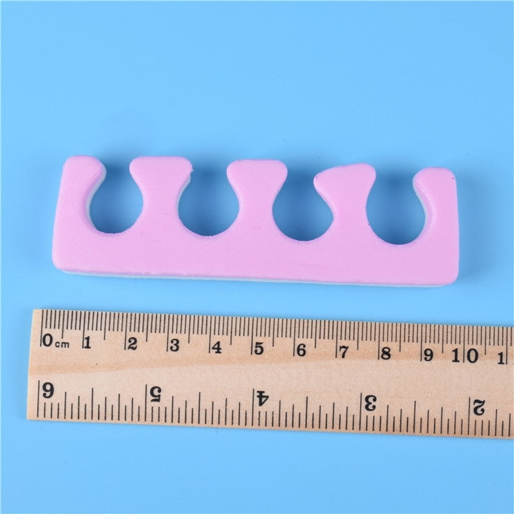 100 PCS Sponge Nail Separator for Fingernails and Toenails, Random Color Delivery