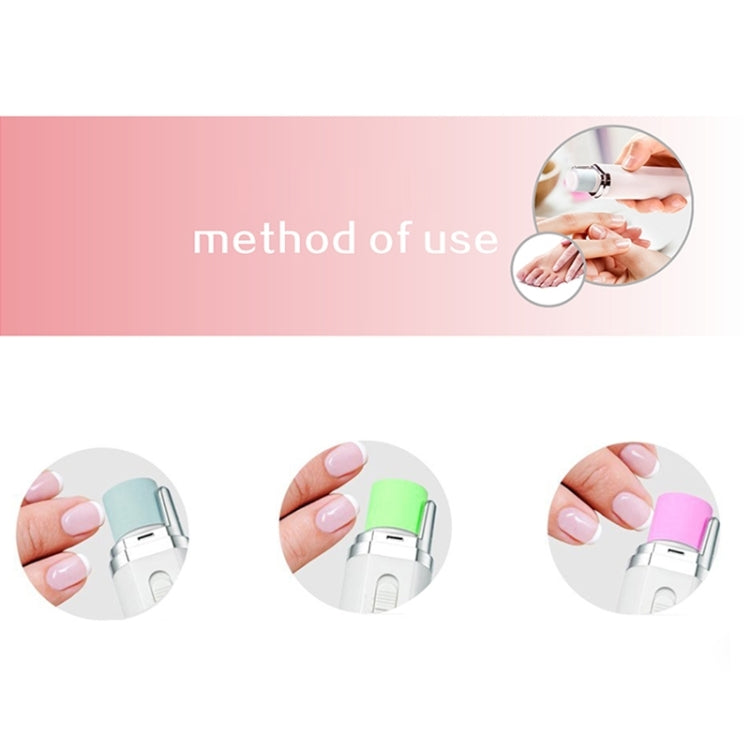 Electric Manicure Machine, Nail File Buffers Polisher for Fingernails and Toenails(Pink)