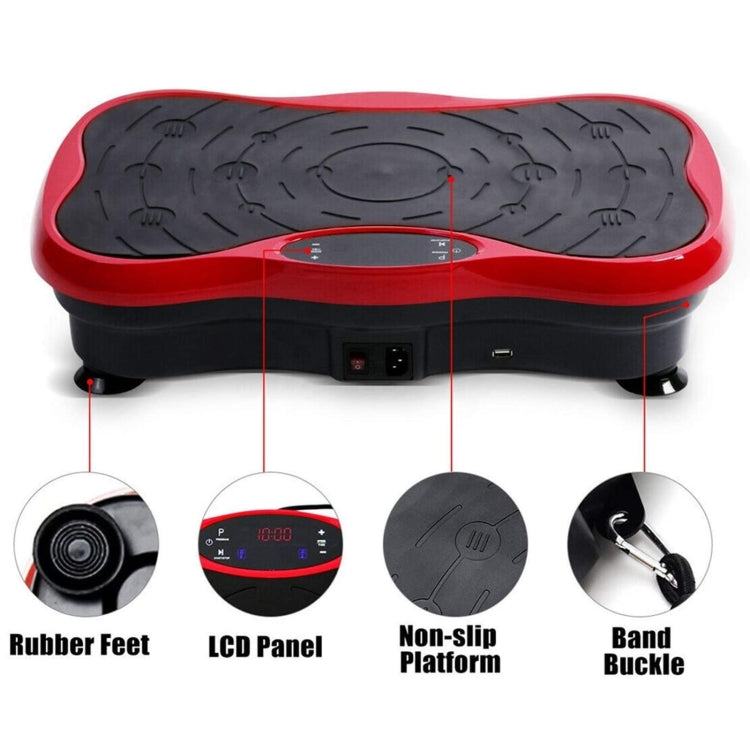 [US Warehouse] JF-CFM20 Home LCD Screen Slimming Machine with Bluetooth (Red)