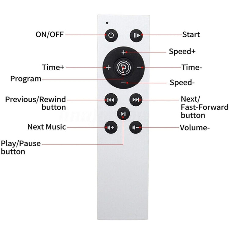 [US Warehouse] JF-CFM20 Home LCD Screen Slimming Machine with Bluetooth (Red)