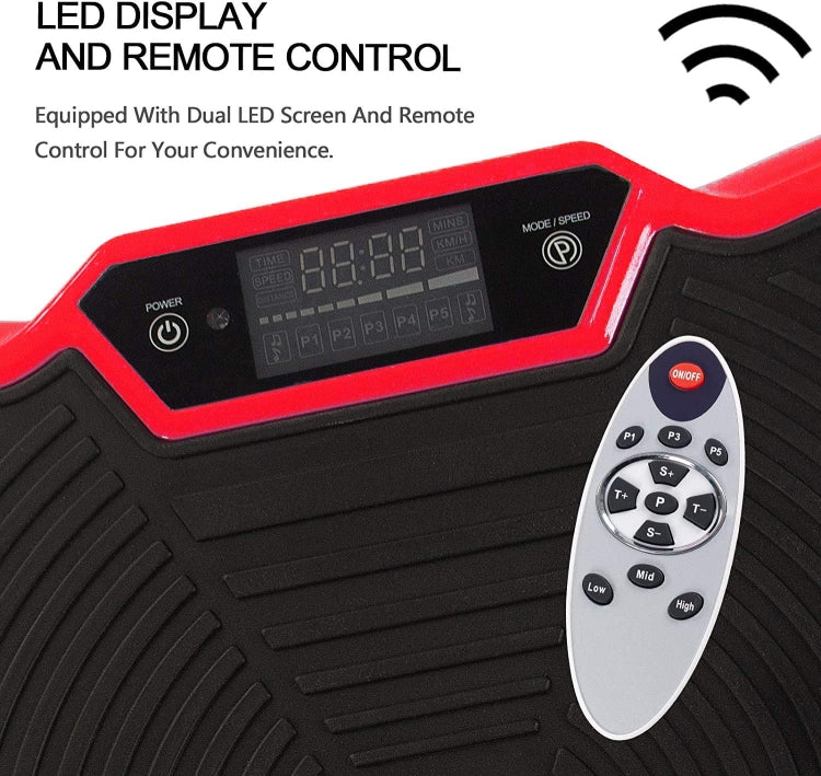 [US Warehouse] JF-CFM15 Home LCD Screen Slimming Machine with Bluetooth (Red)