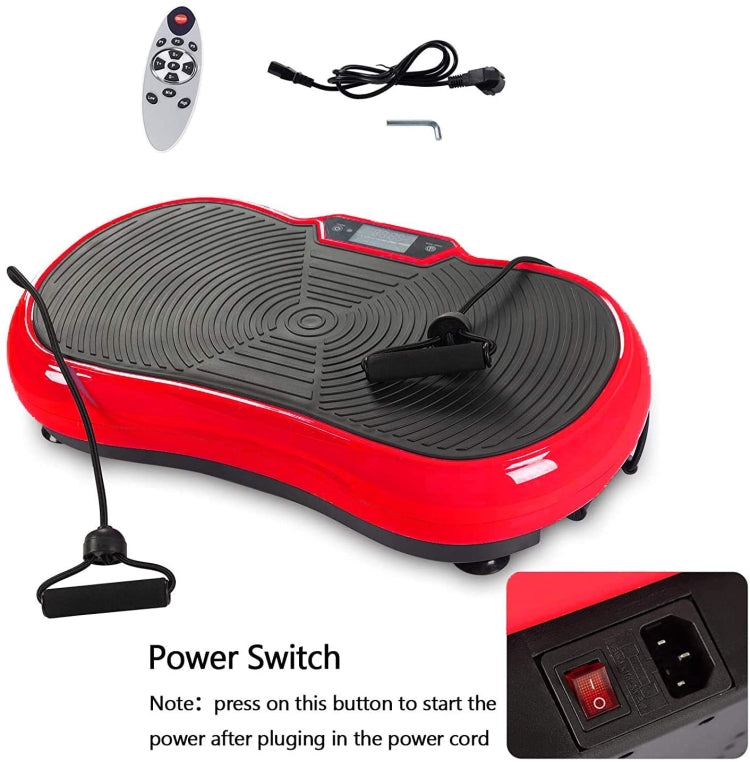 [US Warehouse] JF-CFM15 Home LCD Screen Slimming Machine with Bluetooth (Red)