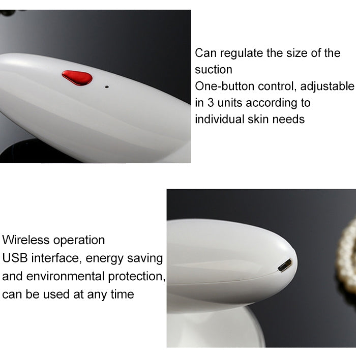 Electric Microcrystalline Blackhead Remover Pore Cleaner Massage Cupping Instrument