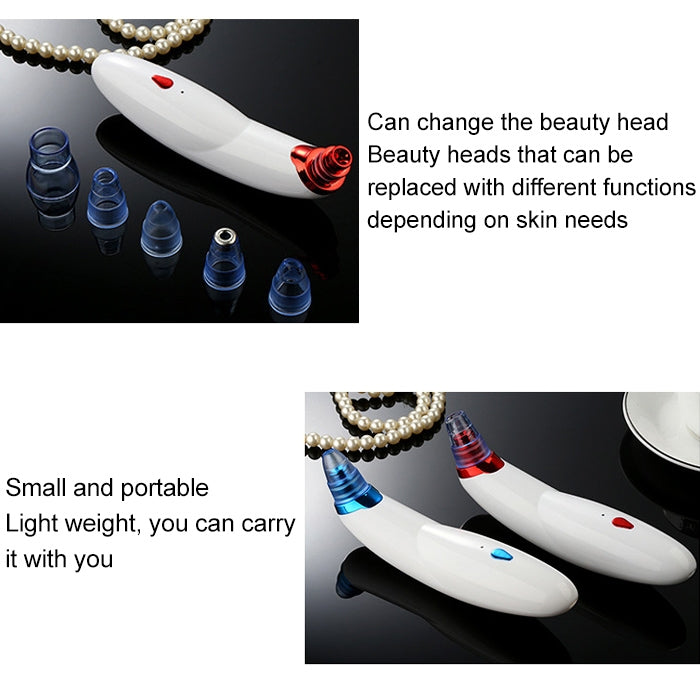 Electric Microcrystalline Blackhead Remover Pore Cleaner Massage Cupping Instrument