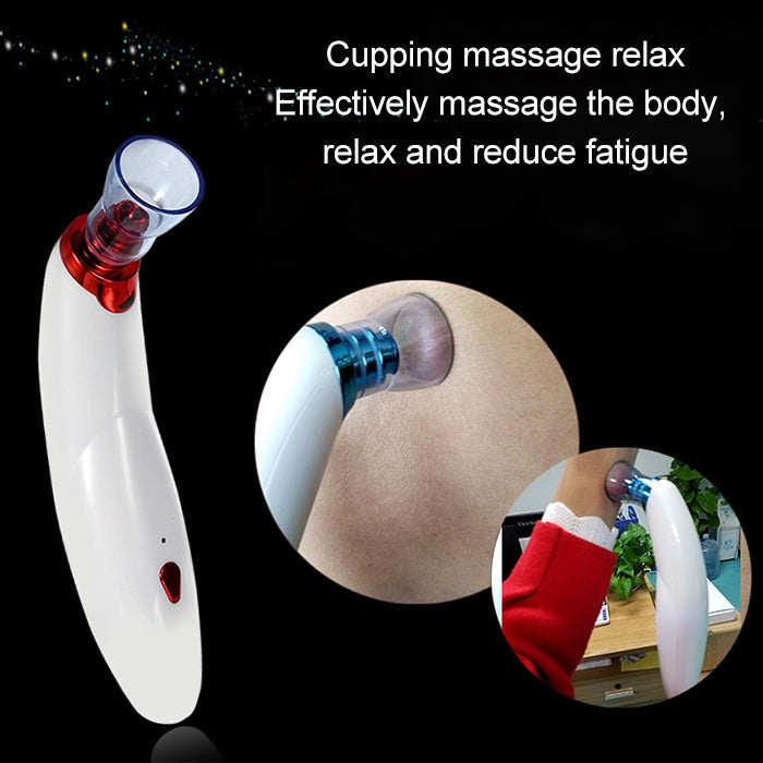 Electric Microcrystalline Blackhead Remover Pore Cleaner Massage Cupping Instrument