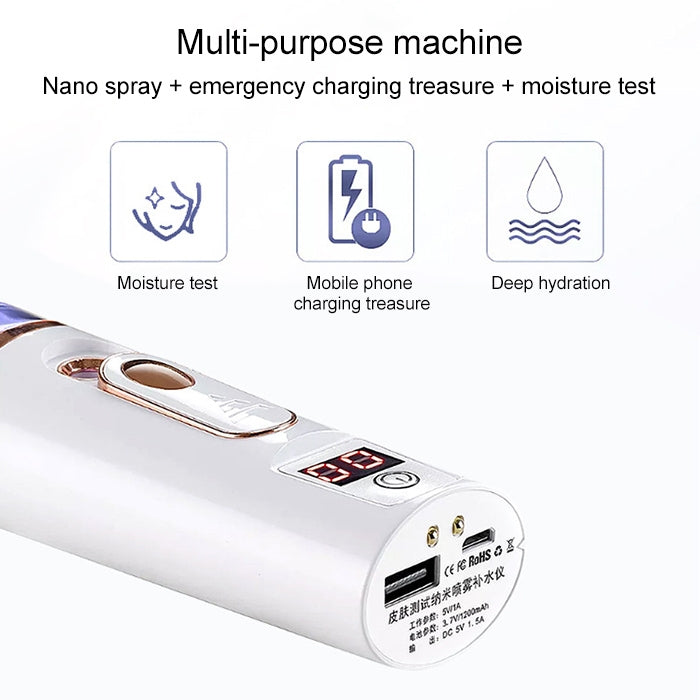 Nano Beauty Facial Sprayer Moisturizing Face Steaming Device