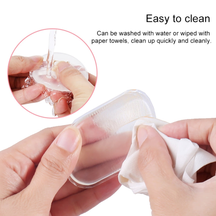 Waterdrop Shaped Great Beauty Facial Makeup Transparent Silicone Smooth Powder Cream Puff