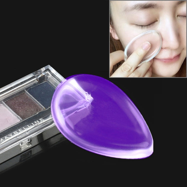 Waterdrop Shaped Great Beauty Facial Makeup Transparent Silicone Smooth Powder Cream Puff
